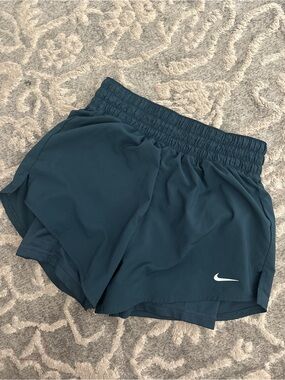 Nike Women's Teal Running Shorts - Breathable Athletic Fit